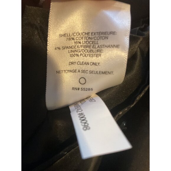 Express Mens Slim Fit Black Blazer 40S/40C Stretch Performance Cotton Blend - Picture 6 of 12